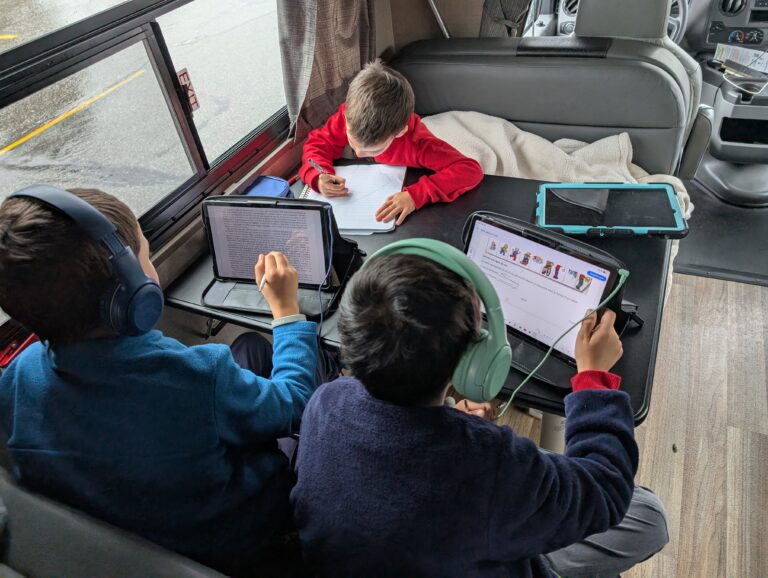 Jour pluvieux à Mammoth Lake