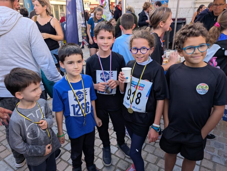 La première course à pied des enfants !